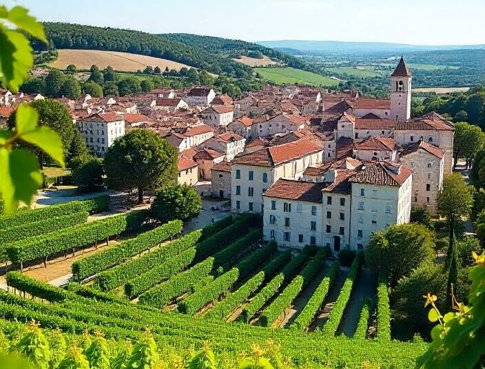 ceci est une image du village de st emilion